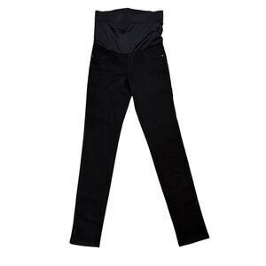 James Jeans Twiggy External Maternal Black Clean II Leggings Size 26 High Rise